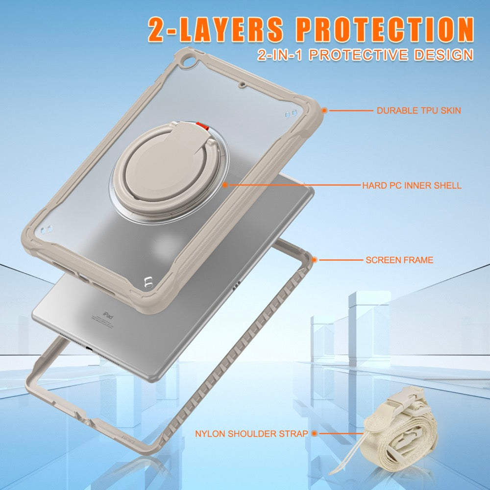 Estuche popeye b series modelo ipad 10.2 color beige sin strap