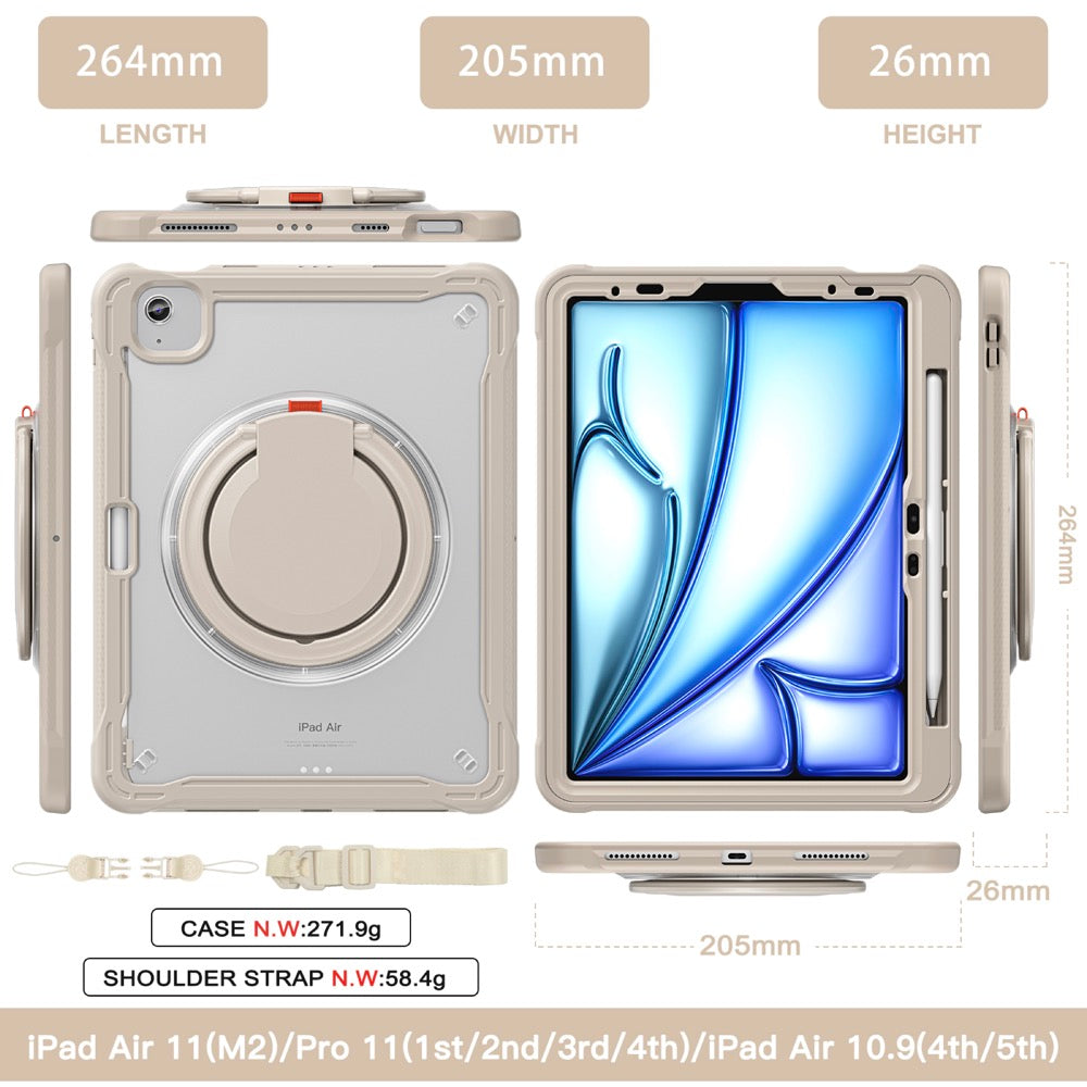 Estuche popeye b series modelo ipad air 11 2024 color beige sin strap