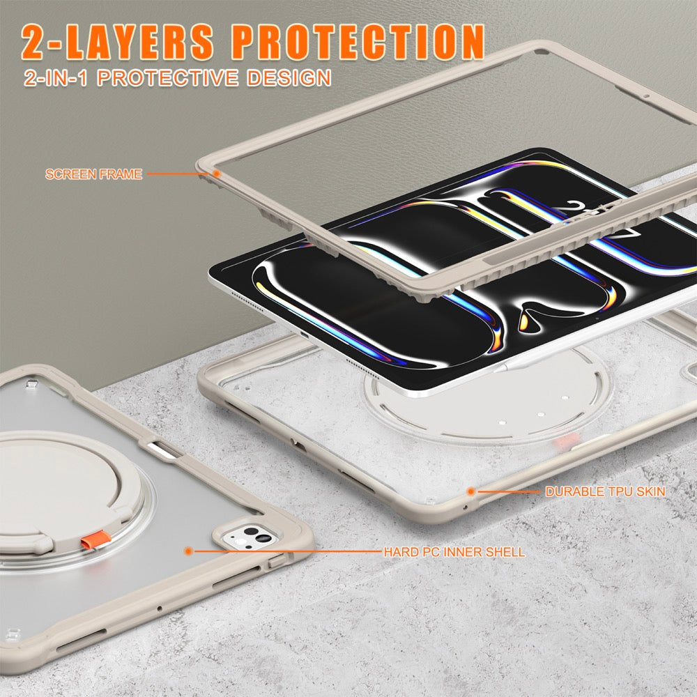 Estuche popeye b series modelo ipad pro 13 2024 color beige sin strap