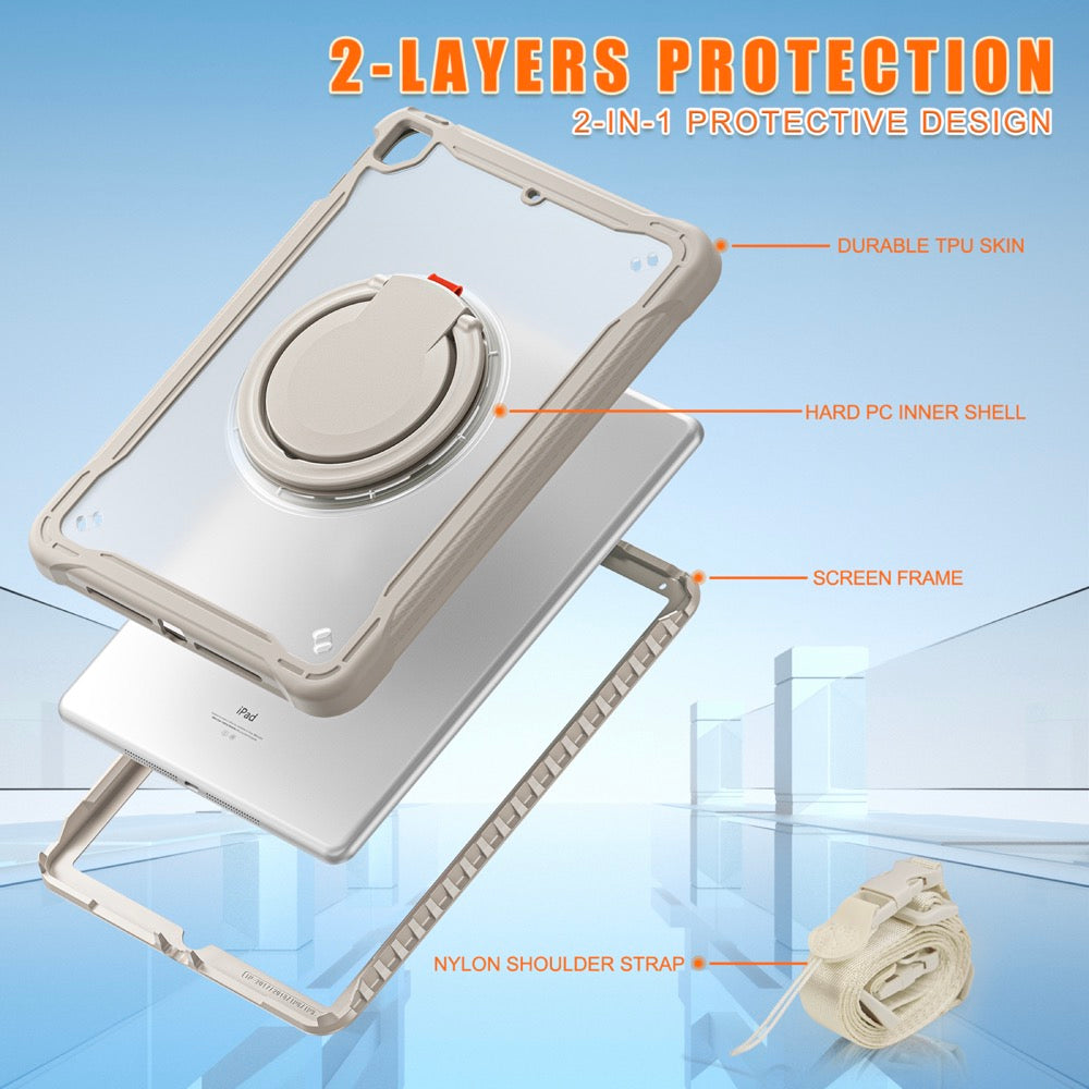 Estuche popeye b series modelo ipad 9.7 color beige sin strap