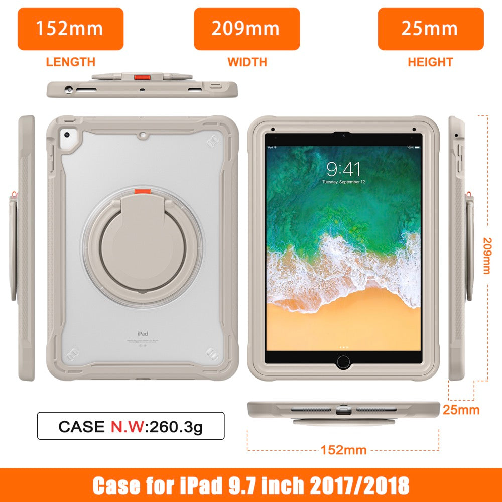 Estuche popeye b series modelo ipad 9.7 color beige sin strap