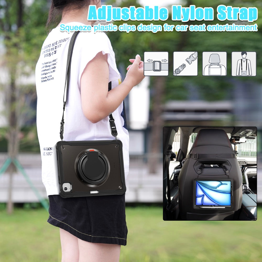 Estuche popeye b series modelo ipad air 11 2024 color negro sin strap