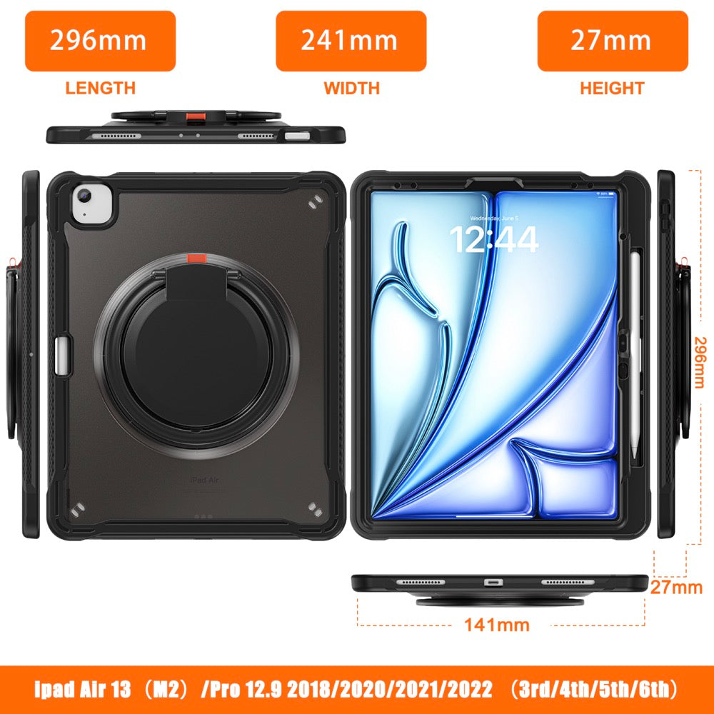 Estuche popeye b series modelo ipad air 13 2024 color negro sin strap