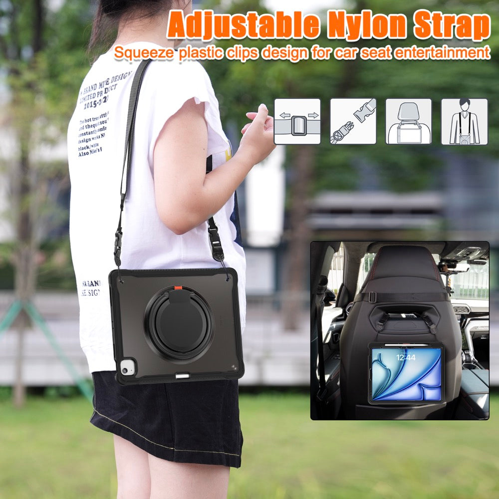 Estuche popeye b series modelo ipad air 13 2024 color negro sin strap