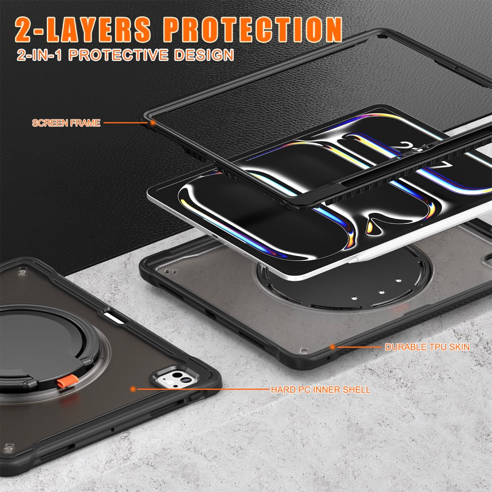 Estuche popeye b series modelo ipad pro 13 2024 color negro sin strap