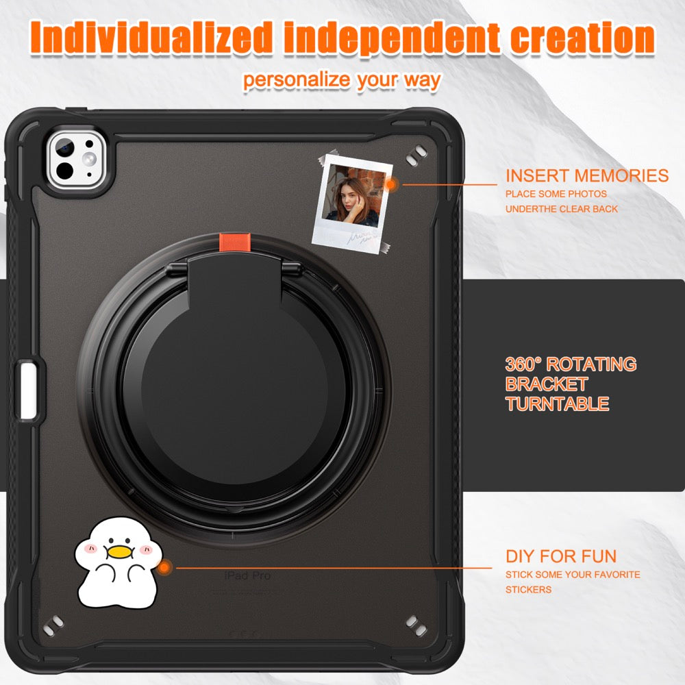 Estuche popeye b series modelo ipad pro 13 2024 color negro sin strap