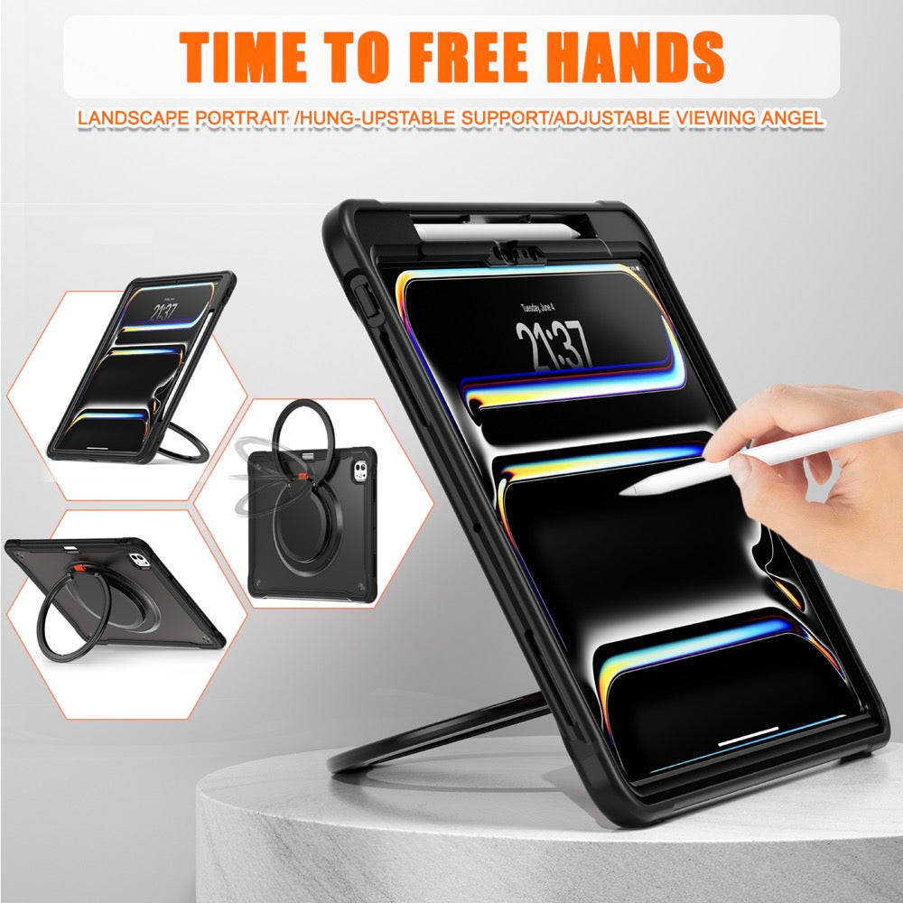 Estuche popeye b series modelo ipad pro 13 2024 color negro sin strap