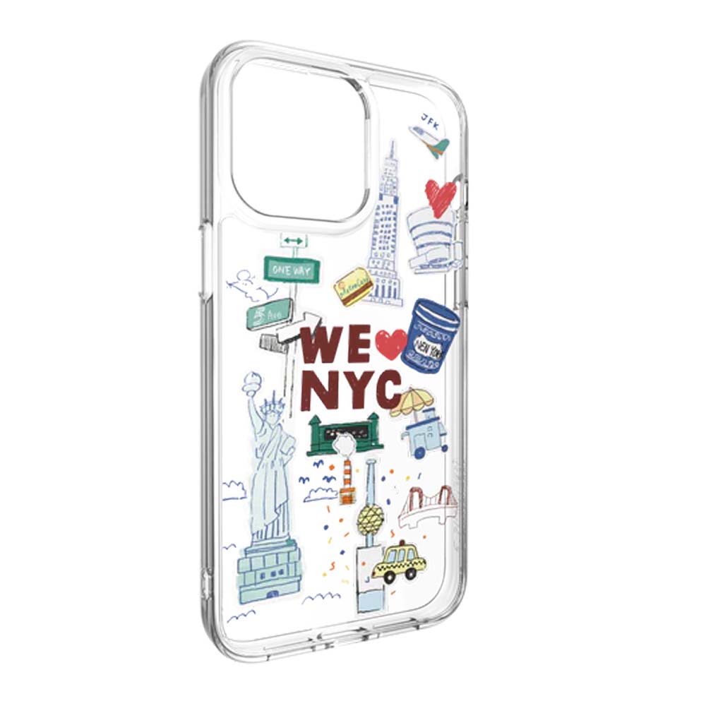 Estuche switcheasy city iphone 15 pro new york color multicolor