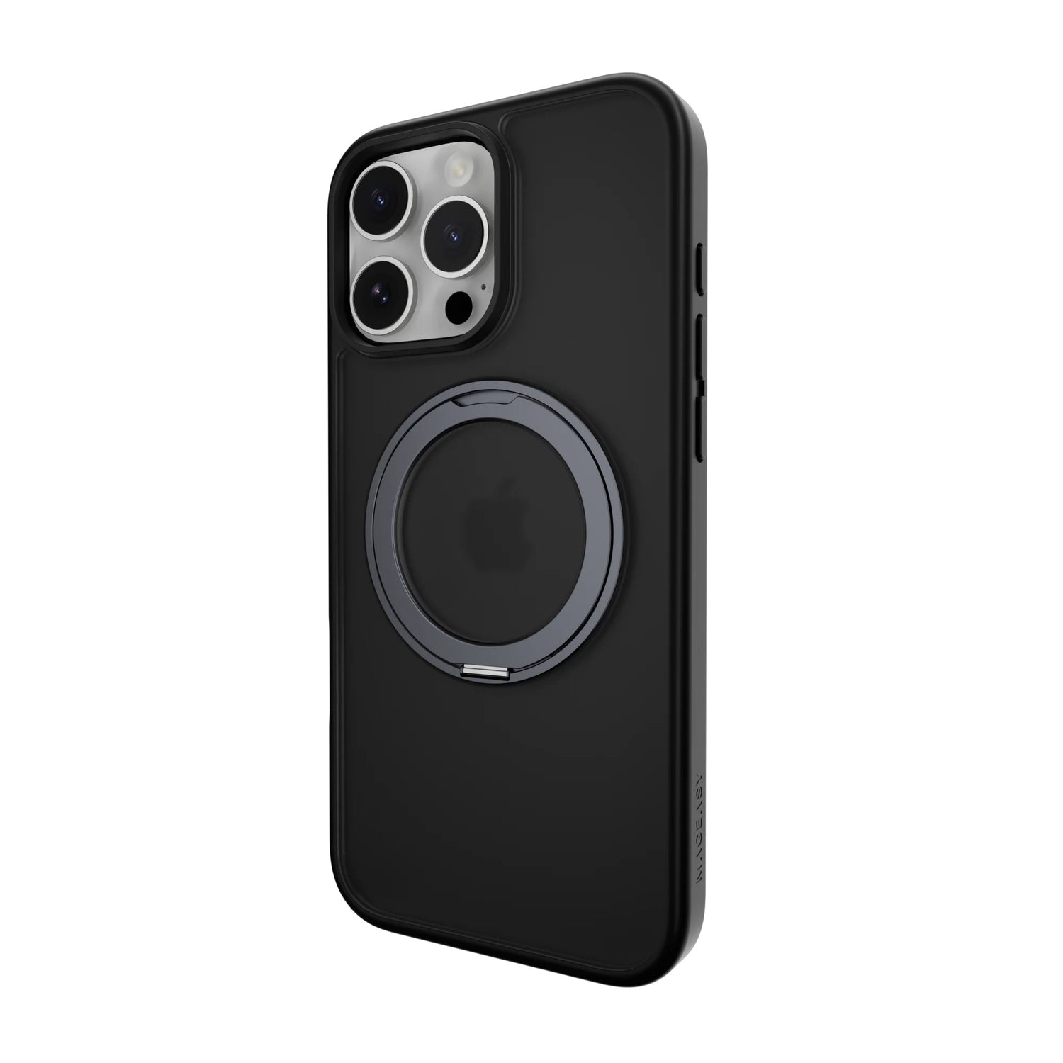 Estuche switcheasy magstand iphone 16 pro magstand 360 m rotating ring protective case color negro
