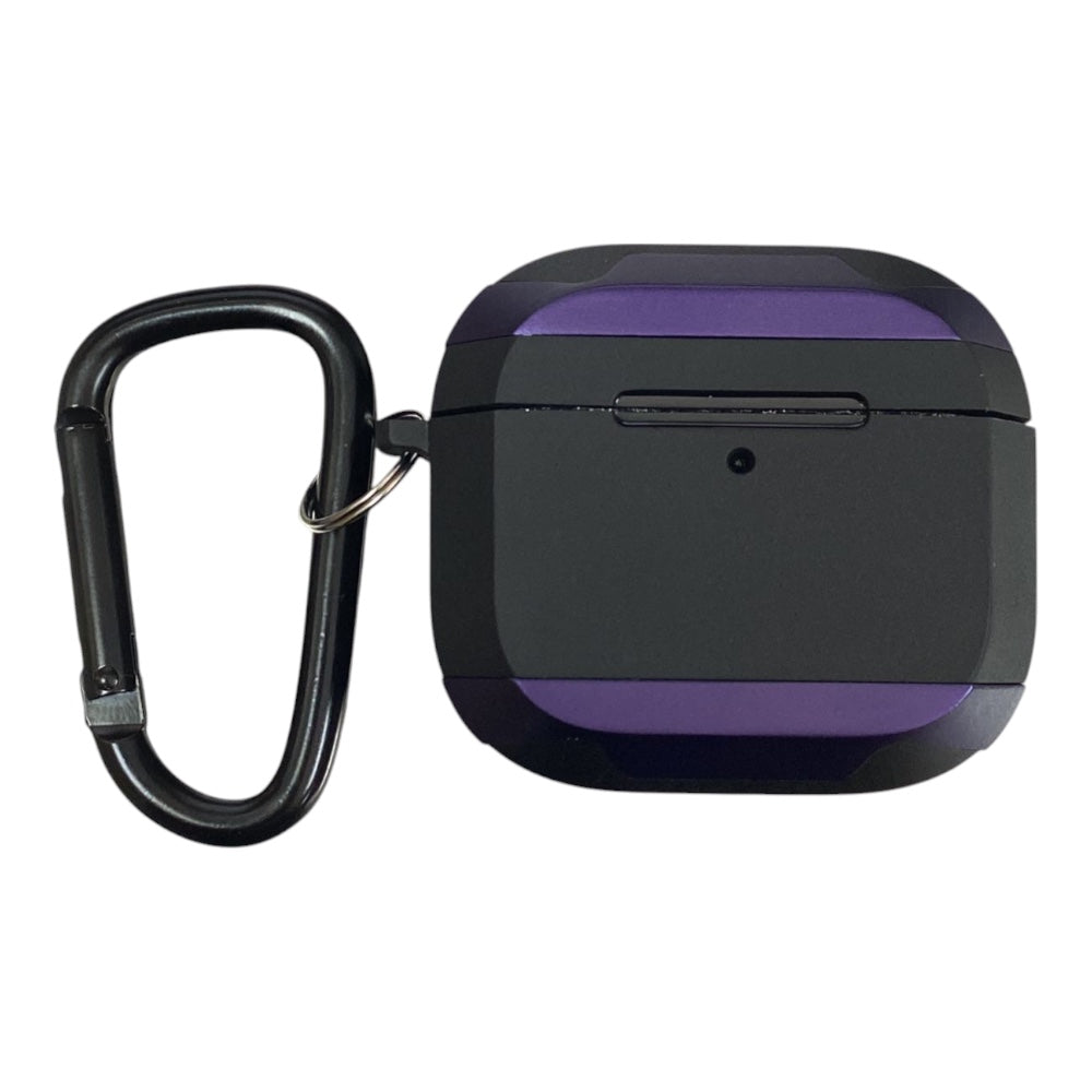 Estuche generico skin airpods 4 defense color morado