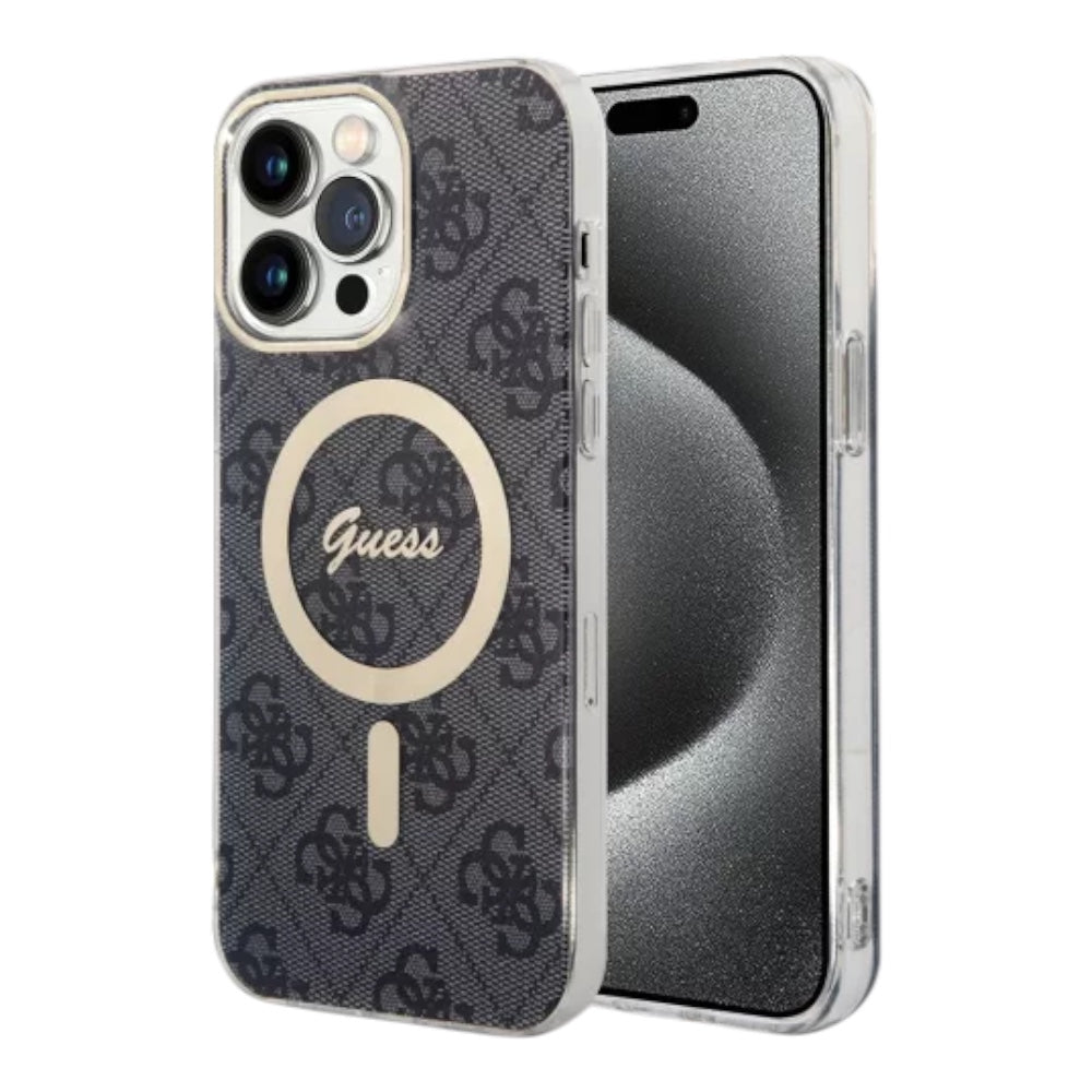 Estuche Guess HC MagSafe IML 4G Black para iPhone 15 Pro Max - 0714406000080284