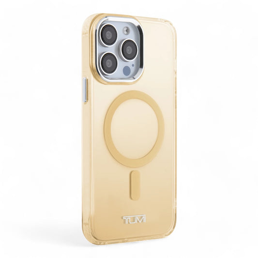 Estuche Tumi HC MagSafe Transparente Berry para iPhone 15 Pro Max - Amarillo - 0714407100040284