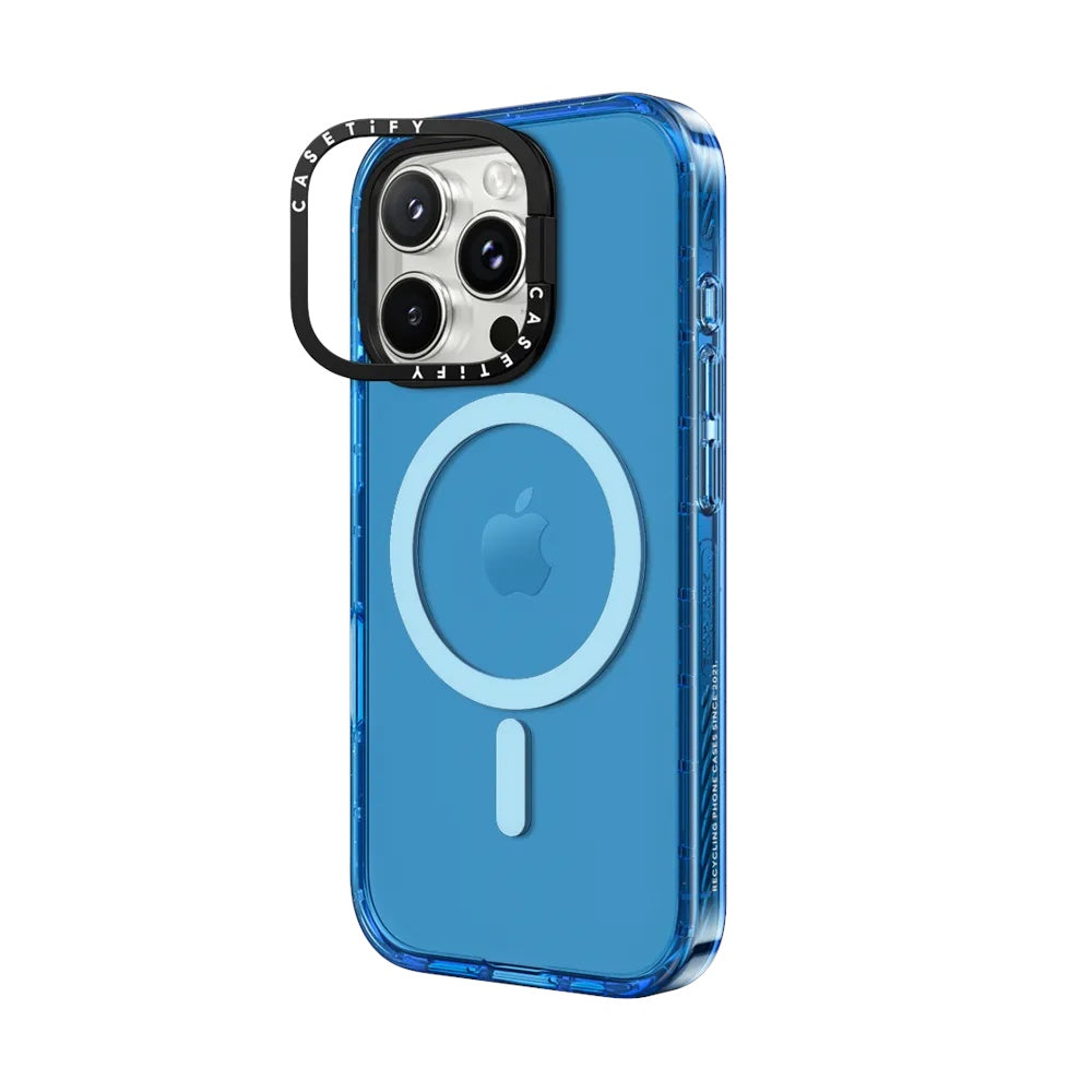 Case Casetify Ring Stand con MagSafe iPhone 16 Pro Max Azul