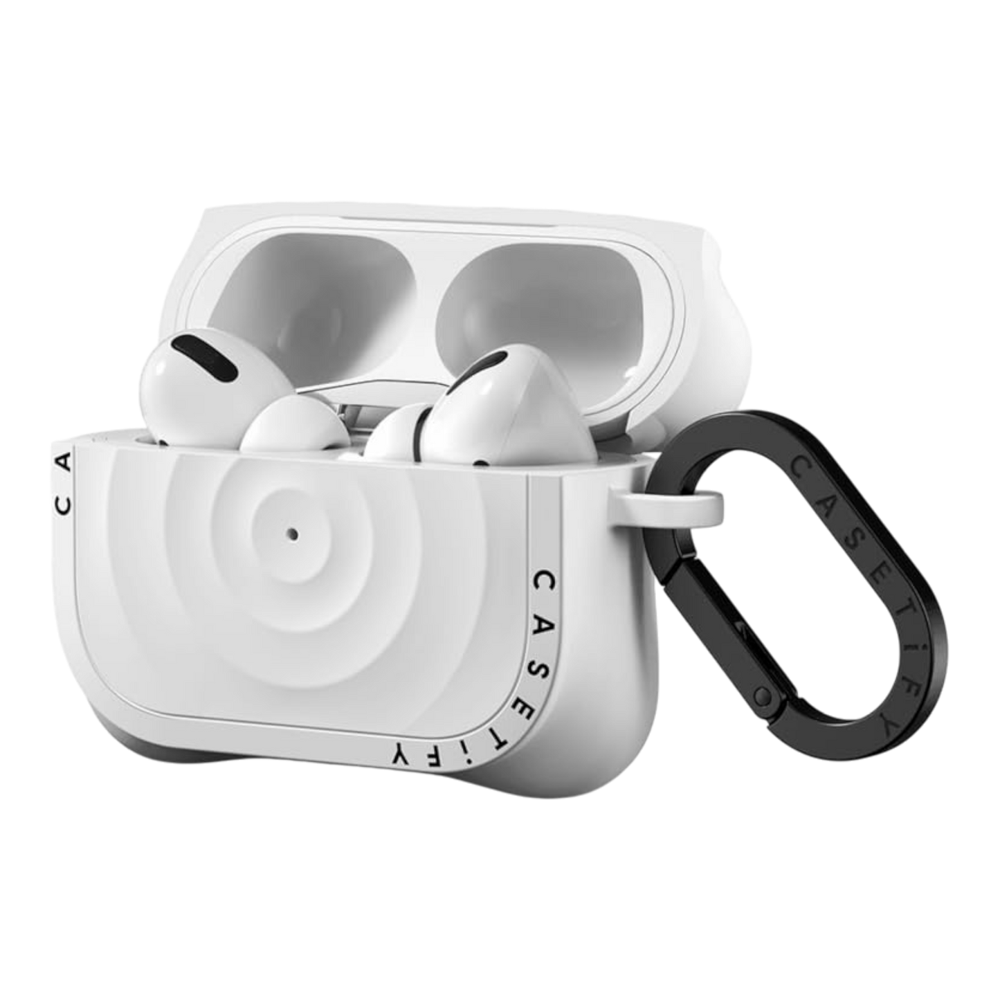 Estuche CASETiFY Ripple para AirPods Pro 2 - Blanco - 0756000123