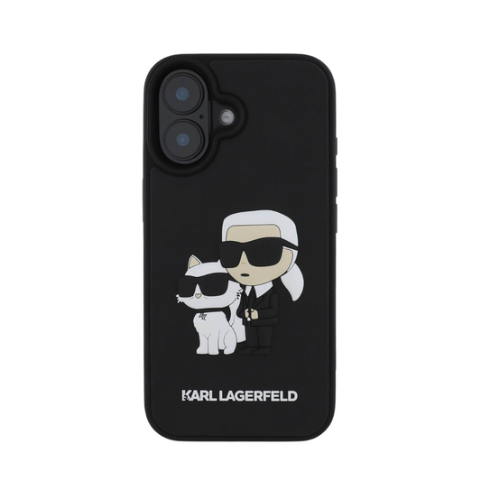 Estuche Karl Lagerfeld HC 3D Rubber para iPhone 16 - 0759000005