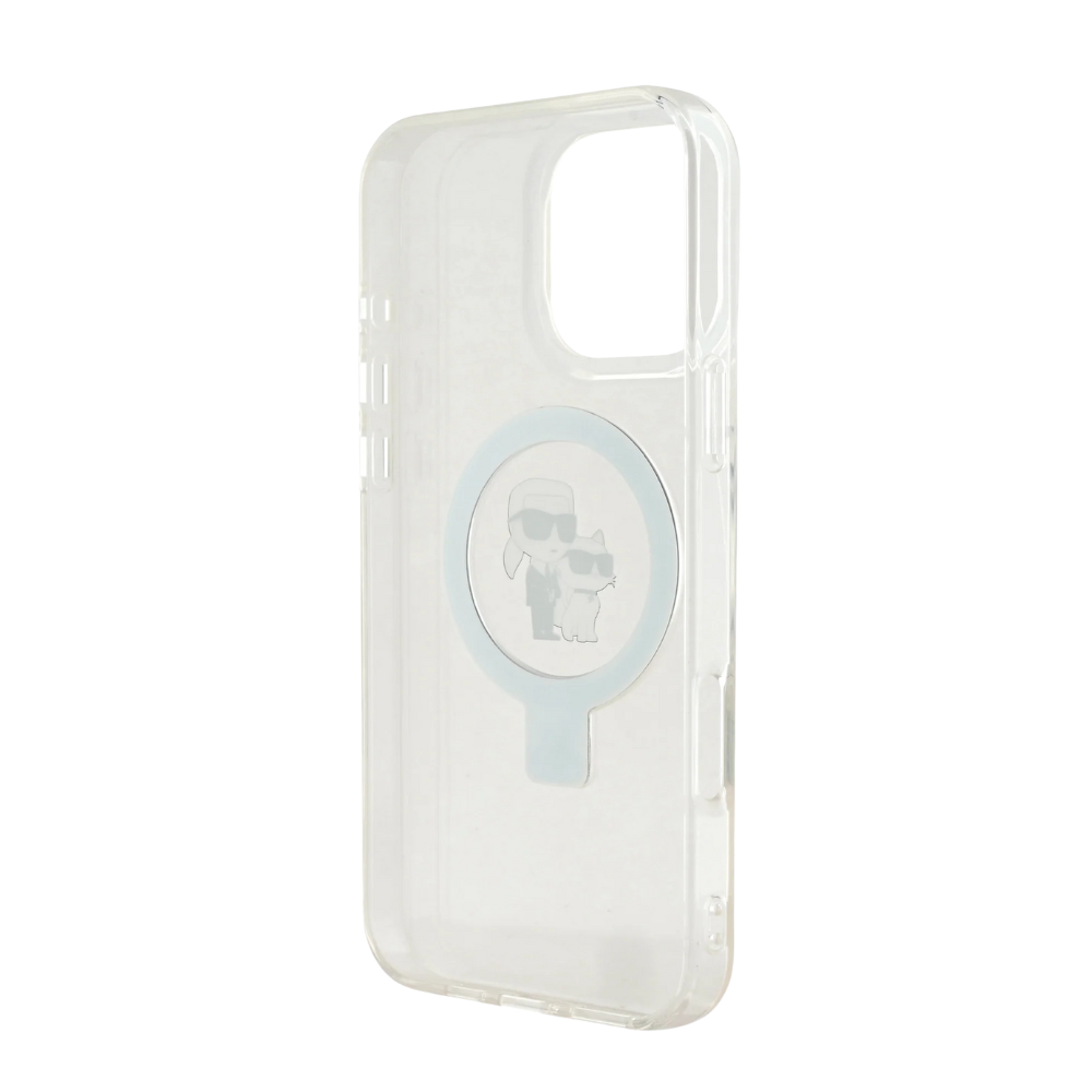 Karl Lagerfeld hc magsafe ringstand kc white iphone 16 pro max