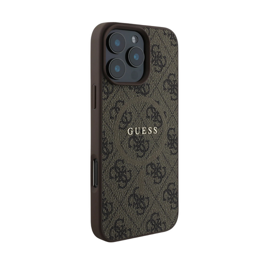 Estuche GUESS Hc MagSafe Brown para iPhone 16 Pro - 0760000002