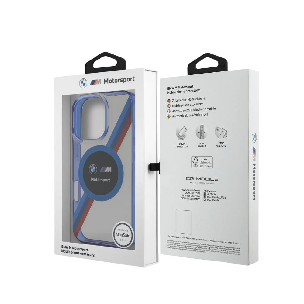 BMW hc motorsport magsafe iml circle transparent iphone 16 pro max