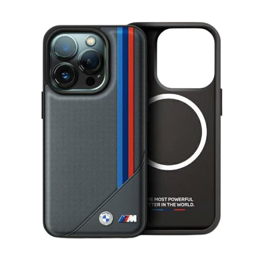Estuche BMW Hc M MagSafe Tricolor para iPhone 16 Pro Max - 0763000027