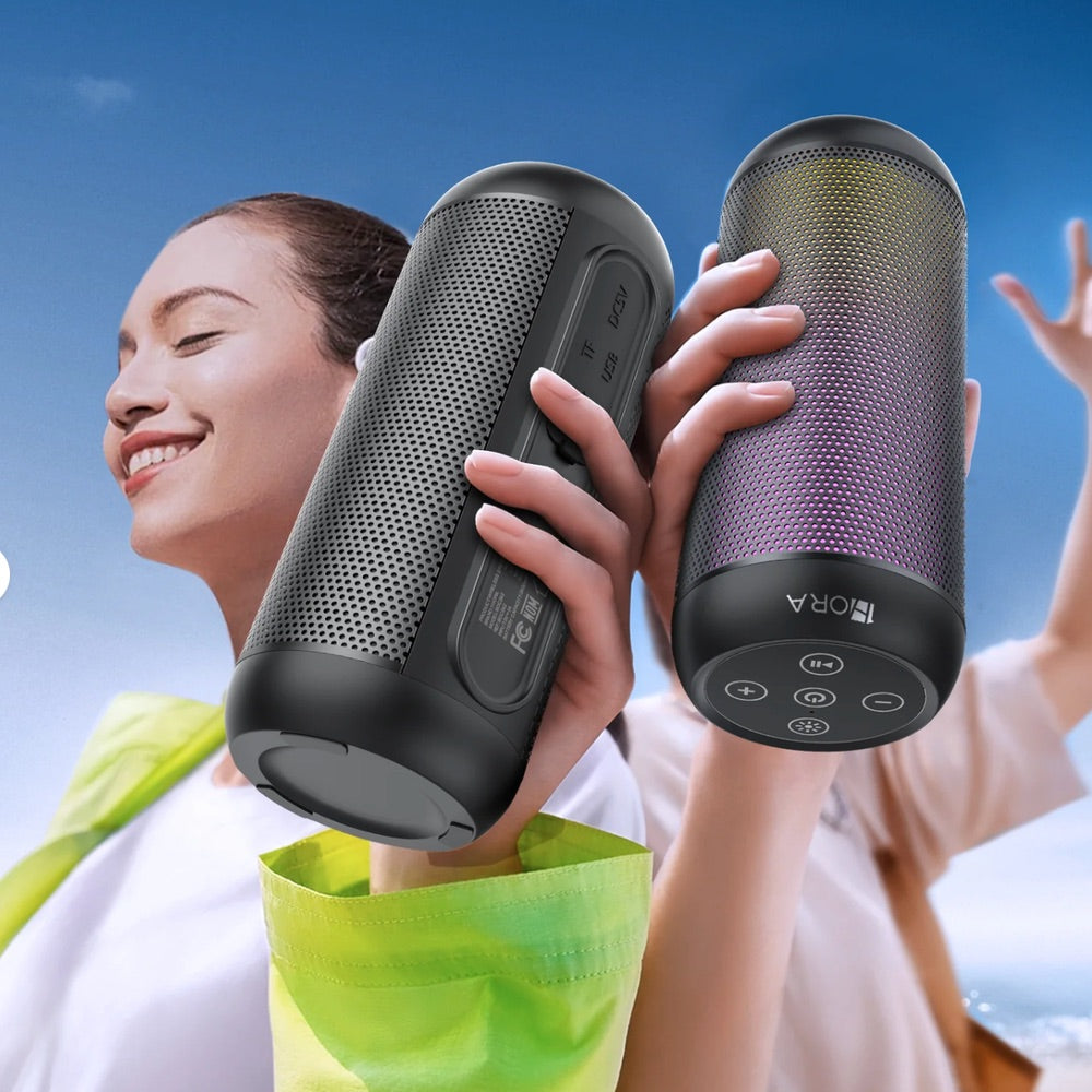 Gadget 1hora bocina bluetooth portatil 5.1 led 5w*2 boc242 color multicolor