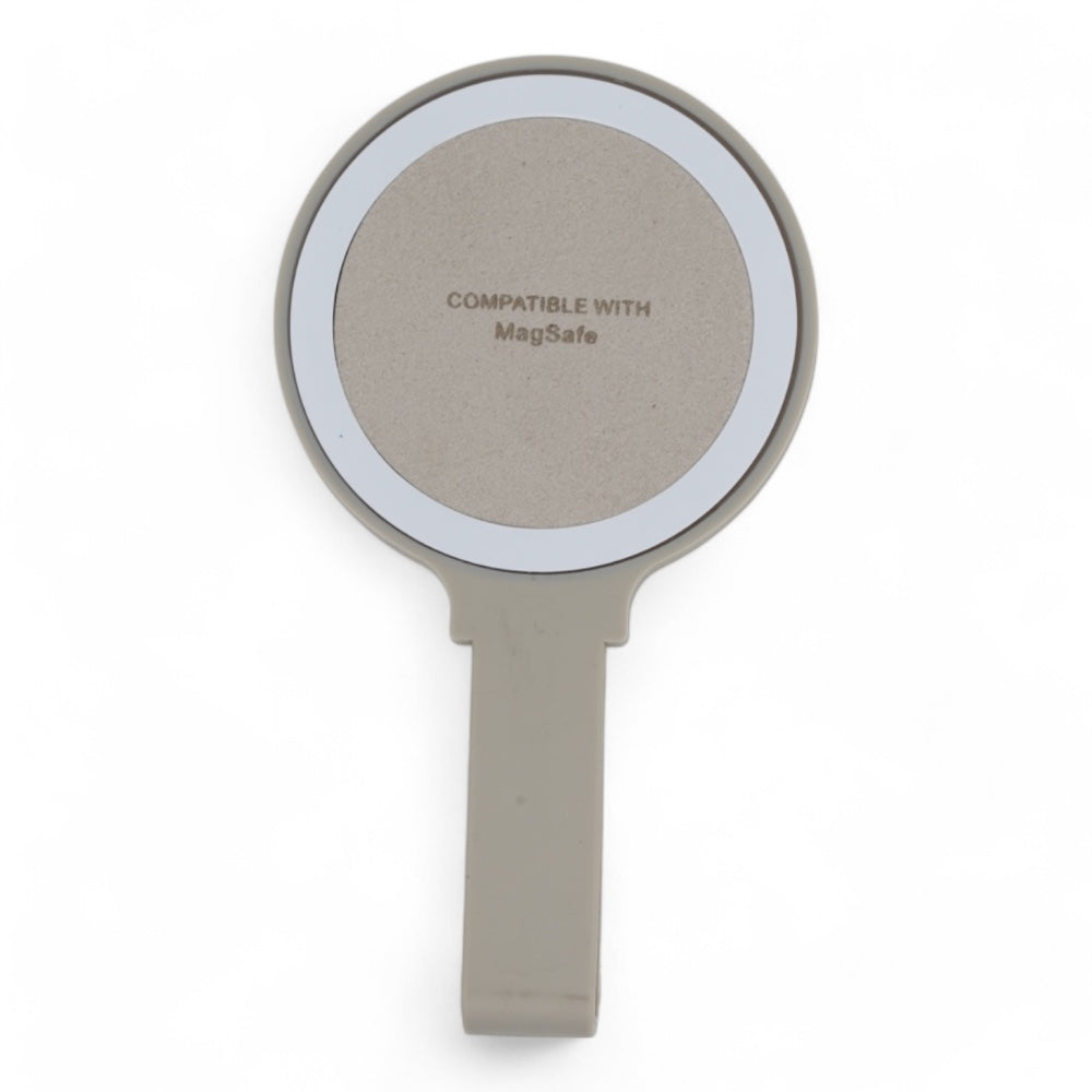 Gadget el rey magsafe ventosa circular con agarrador color gris claro
