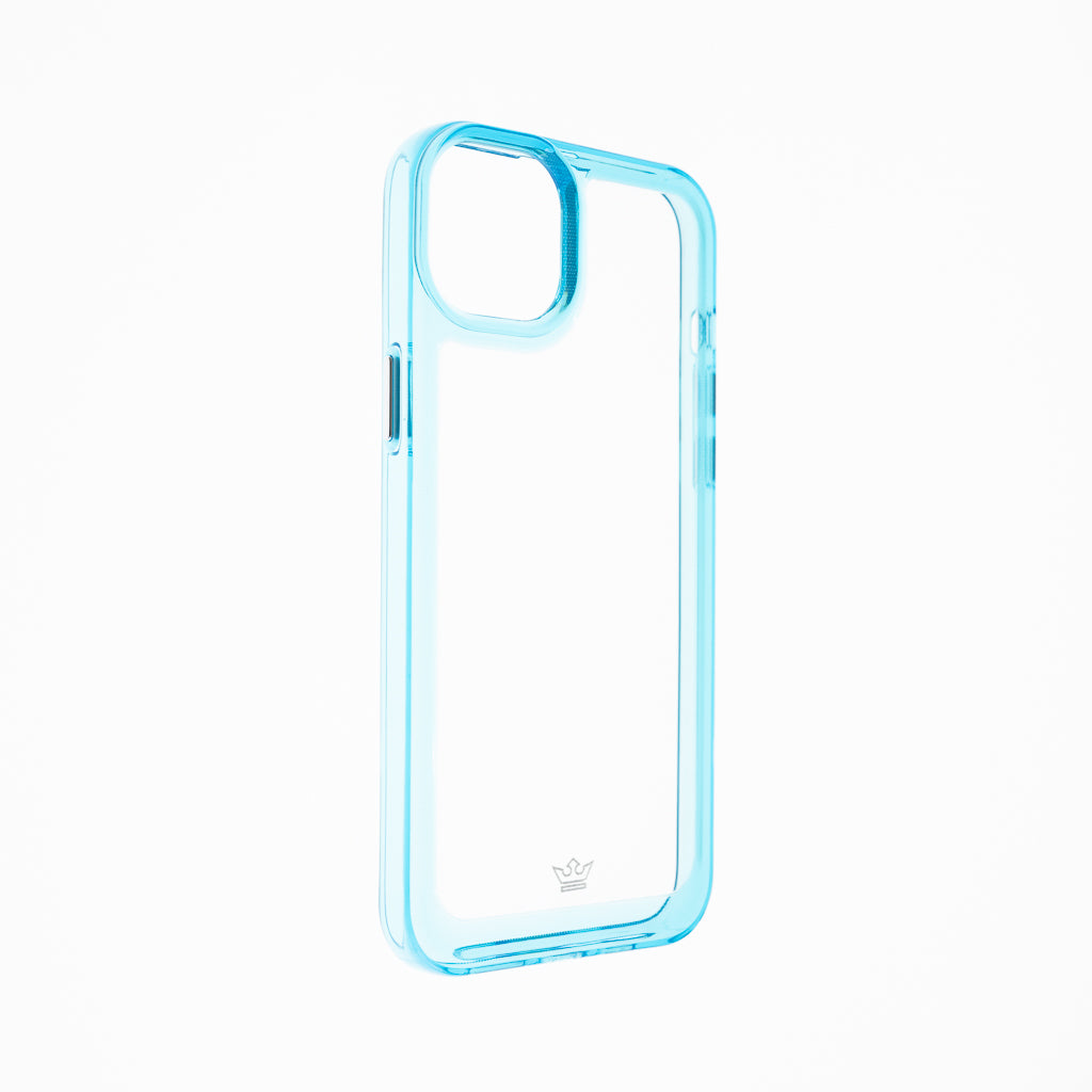 Estuche Transparente El Rey para iPhone 14 Plus - Turquesa - 14PLELRTMC02