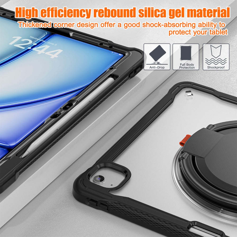 Estuche popeye b series modelo ipad air 13 2024 color transparente sin strap