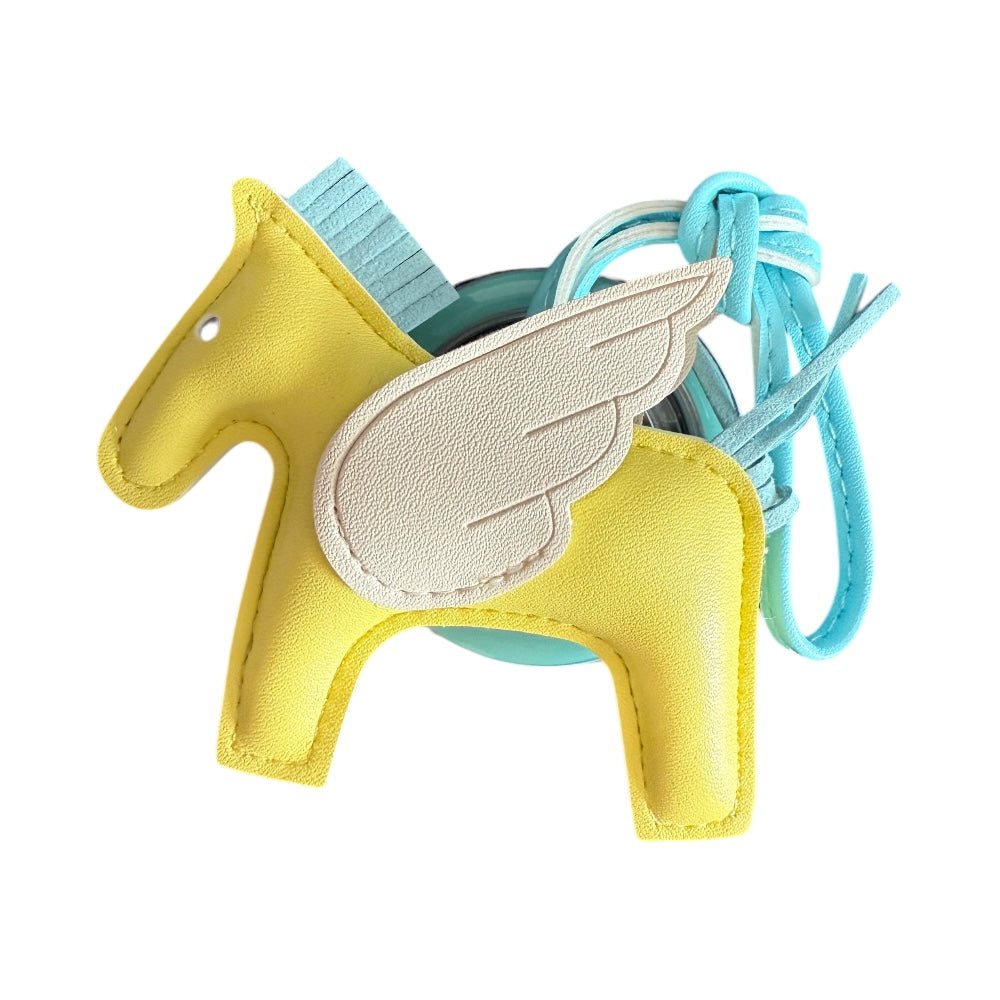 Gadget pop grip magsafe circular caballo amarillo