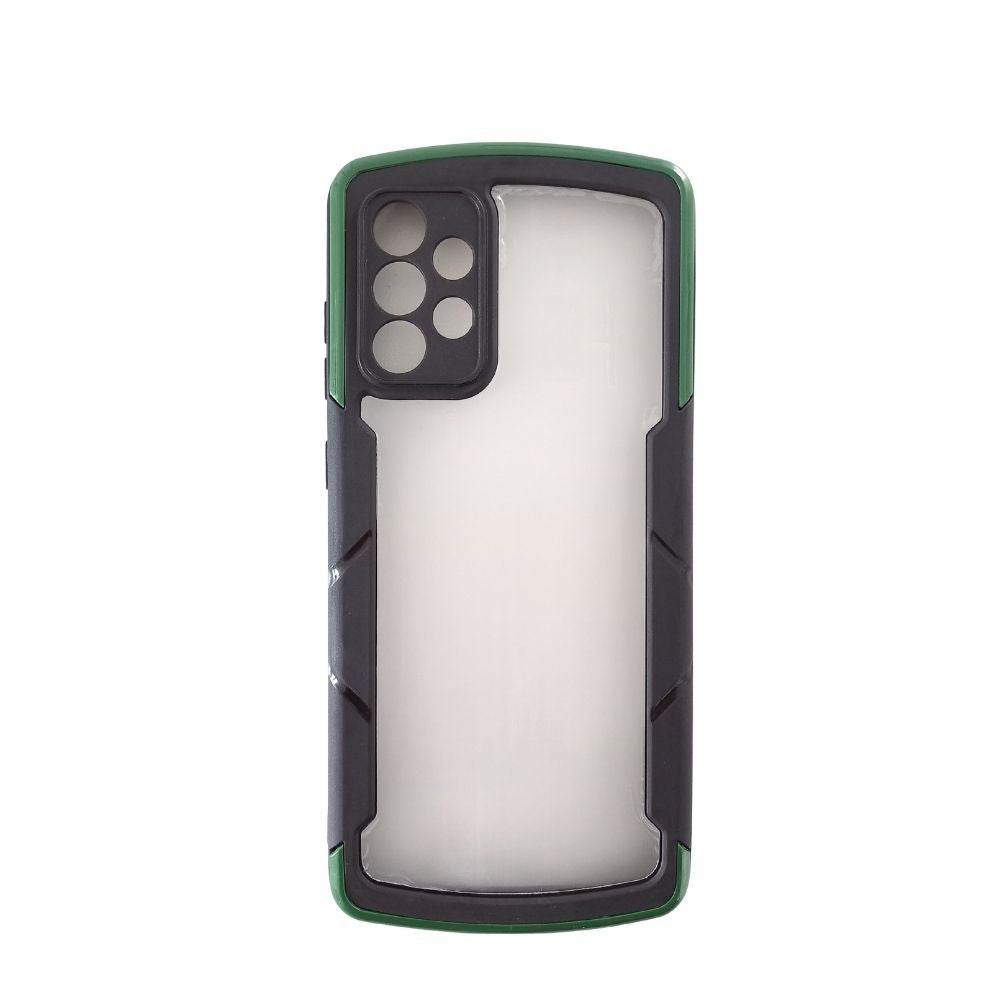 Estuche Transparente Genérico para Samsung A72 - Verde/Transparente - A72MRT04