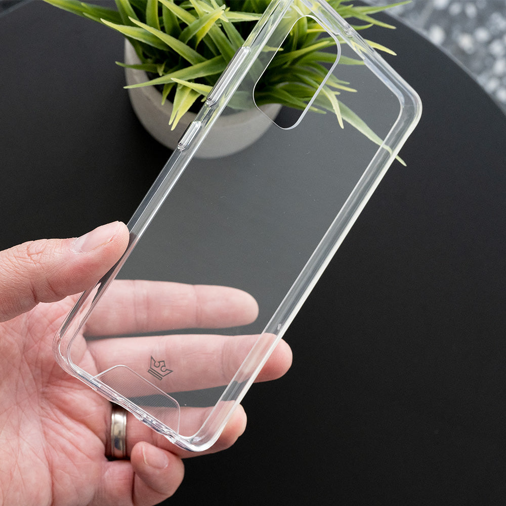 Estuche transparente el rey con botones samsung a73 color gris / transparente