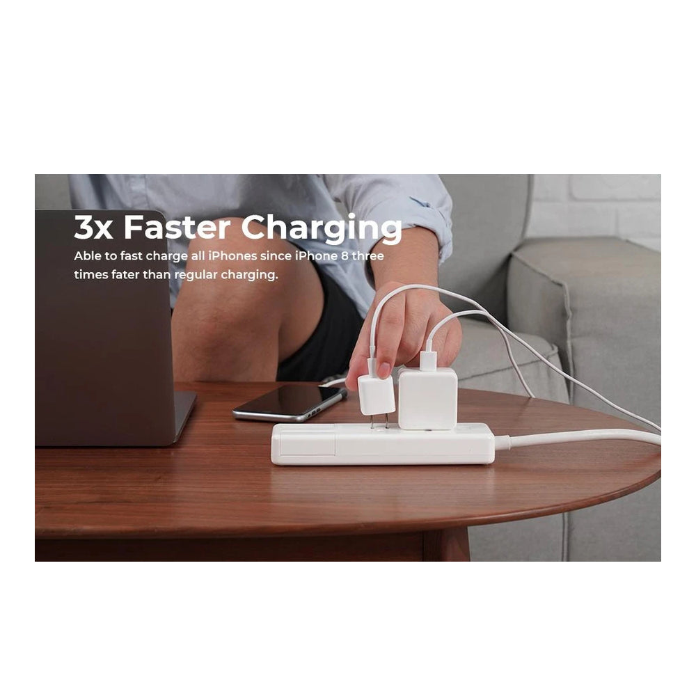 Cargador Aukey 20W PD Ultra Portable Blanco - AUK05