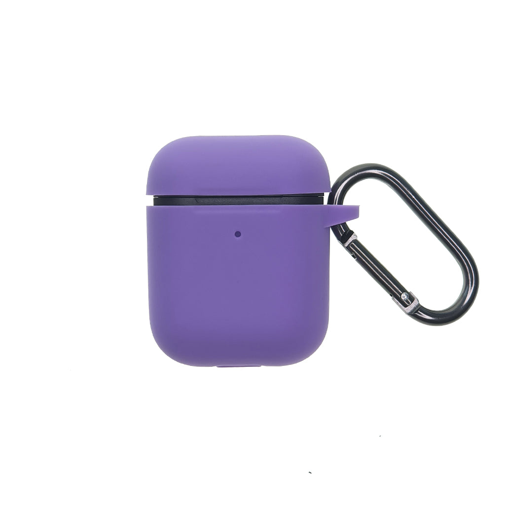 Estuche Silicon El Rey Morado para AirPods 1/2 - ERSA005
