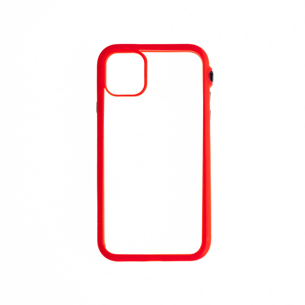 Estuche transparente catalyst impact apple iphone 11 pro max color rojo