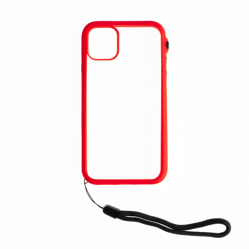 Estuche transparente catalyst impact apple iphone 11 pro max color rojo