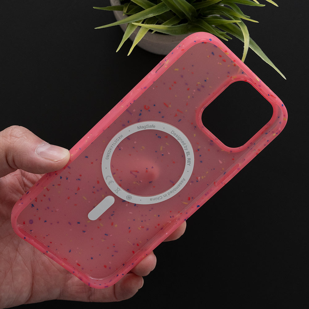 Estuche magsafe el rey magsafe core apple iphone 12 color rojo