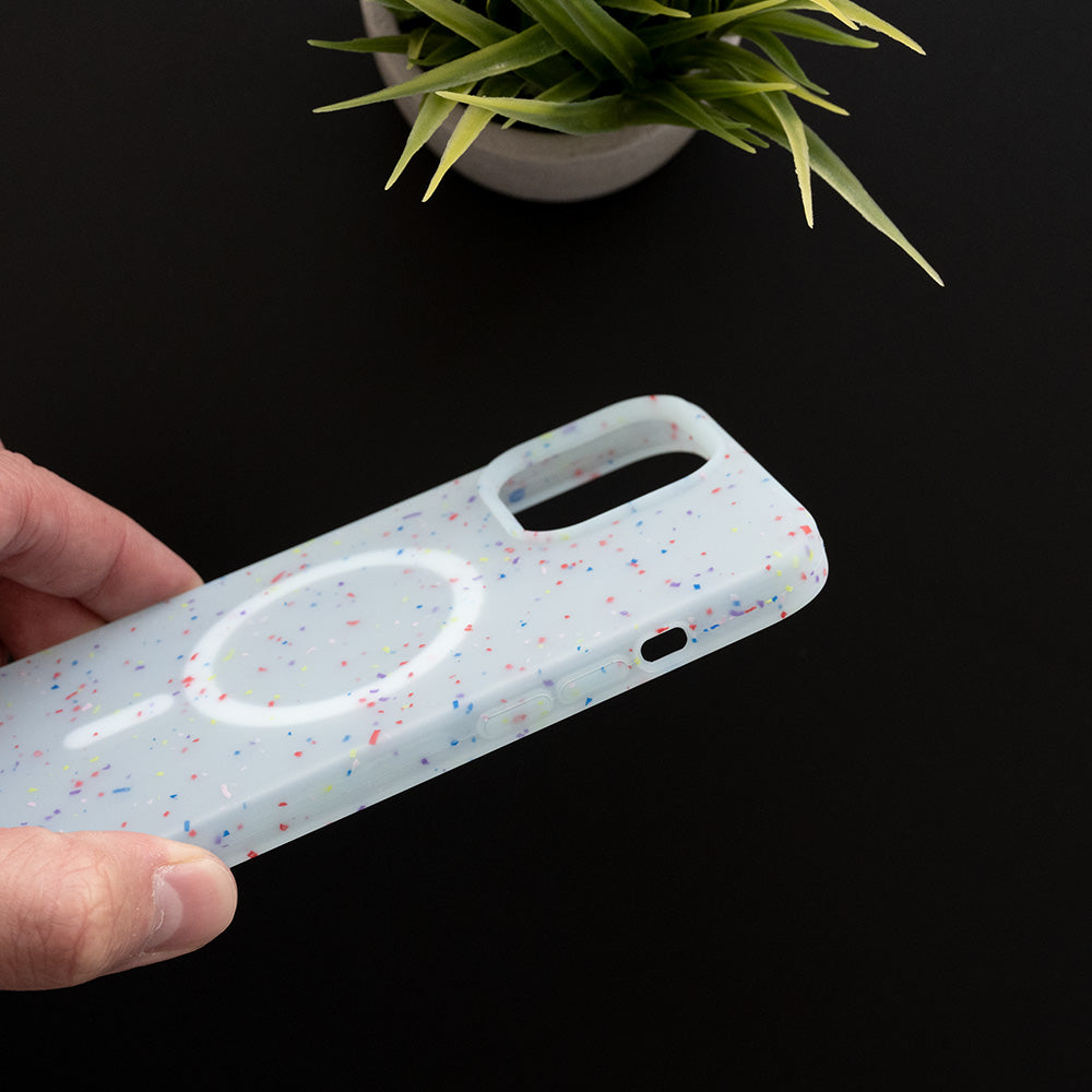 Estuche magsafe el rey magsafe core apple iphone 12 pro max color celeste