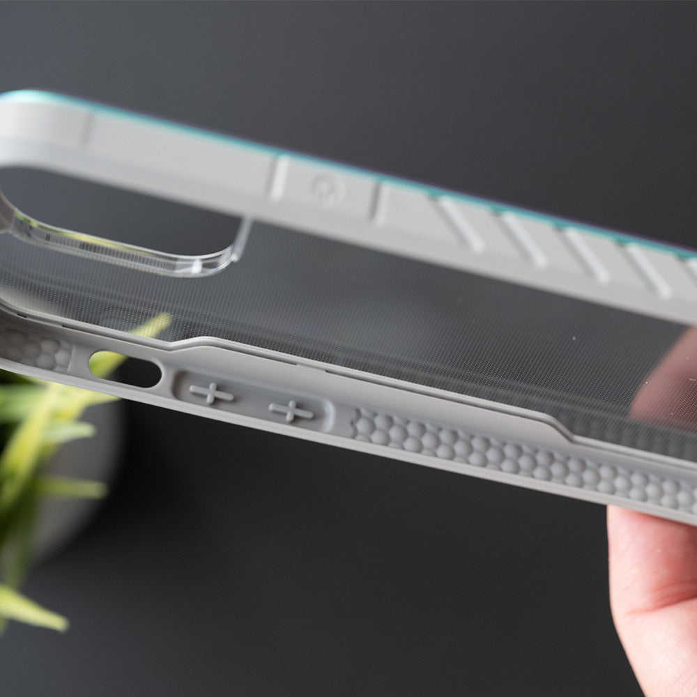 Estuche proteccion el rey defense apple iphone 12 pro max color tornasol