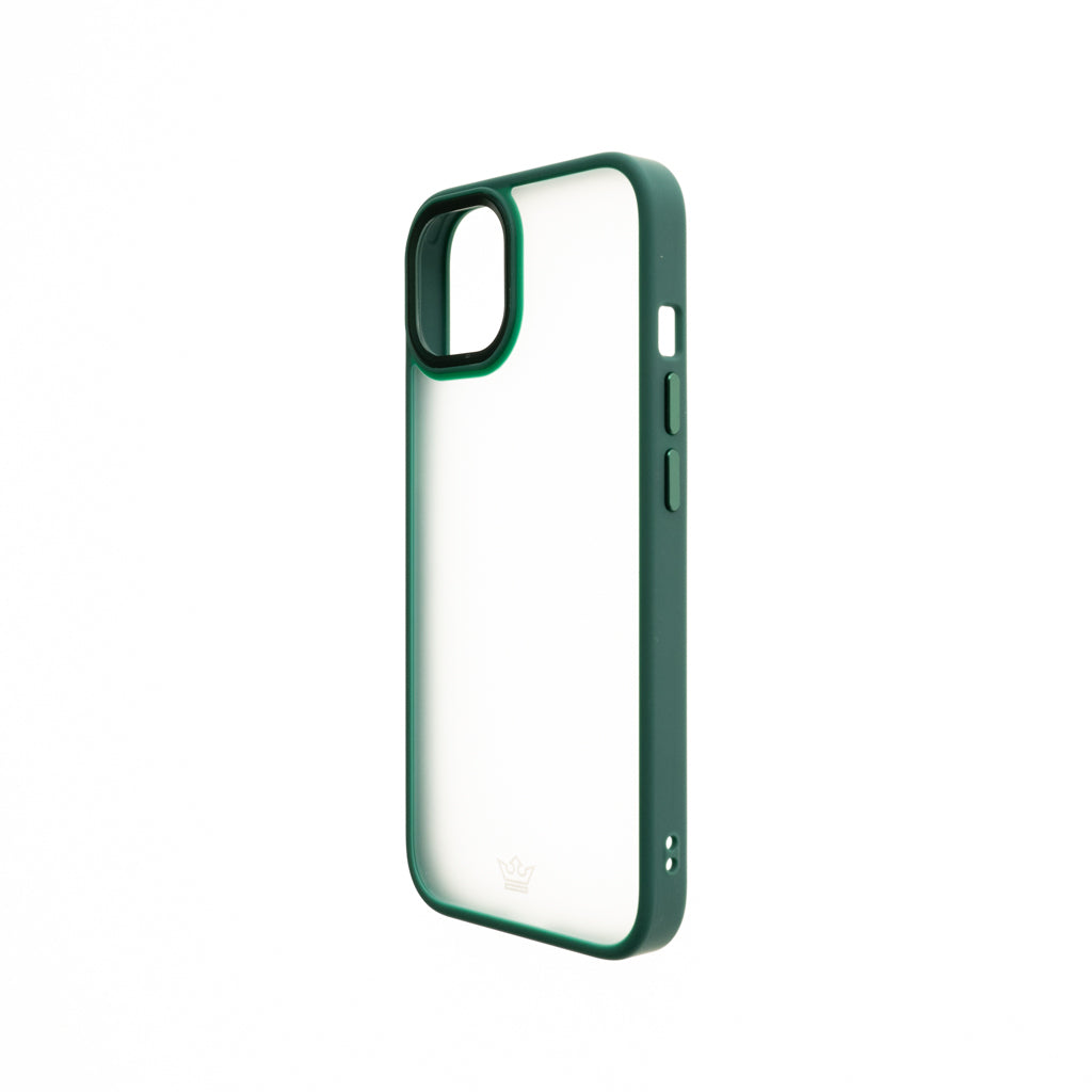Estuche clasico el rey mate marco de apple iphone 12 pro max color verde