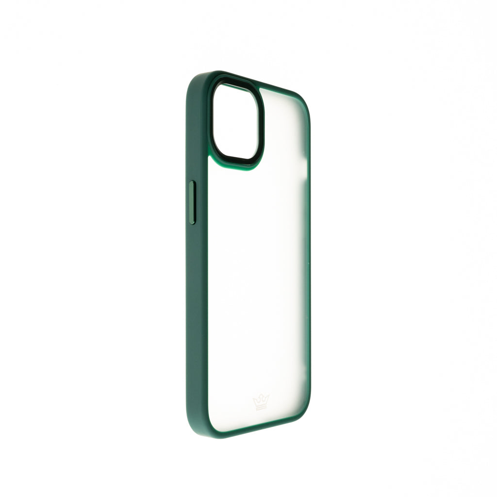 Estuche clasico el rey mate marco de apple iphone 12 pro max color verde