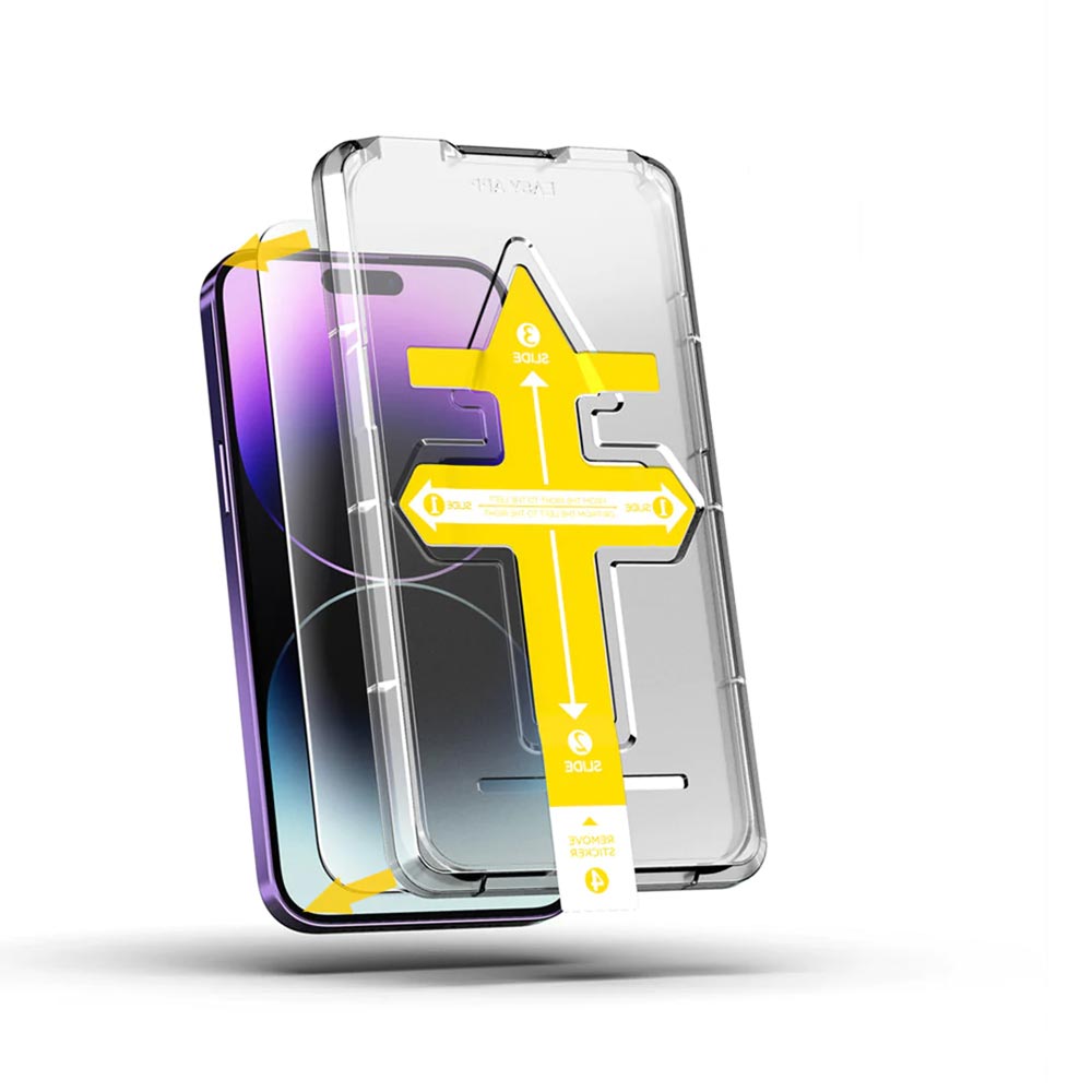 Protector pantalla zifriend vidrio templado 9h privacidad con kit de facil instacion iphone 12 pro