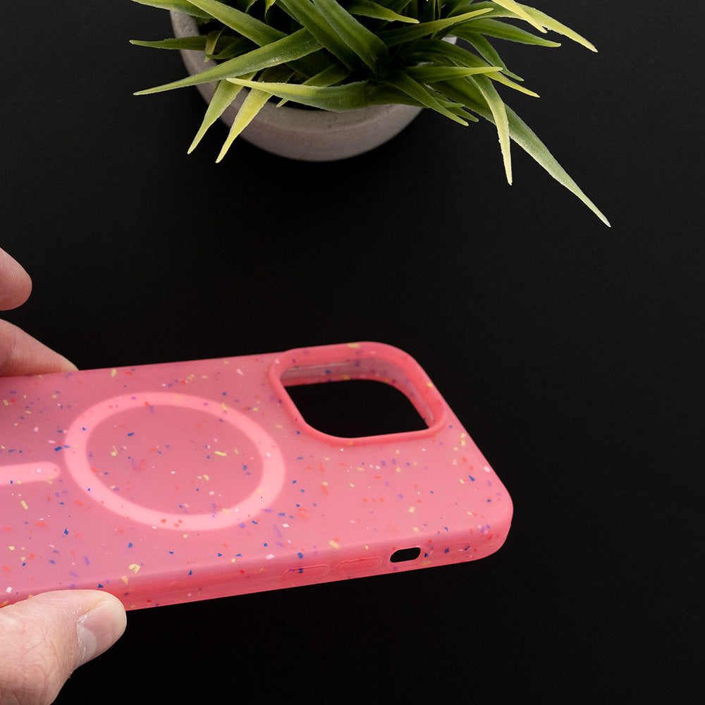 Estuche magsafe el rey magsafe core apple iphone 13 color rojo