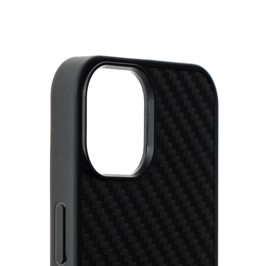 Estuche magsafe el rey magsafe con tpu apple iphone 13 color fibra carbon negro