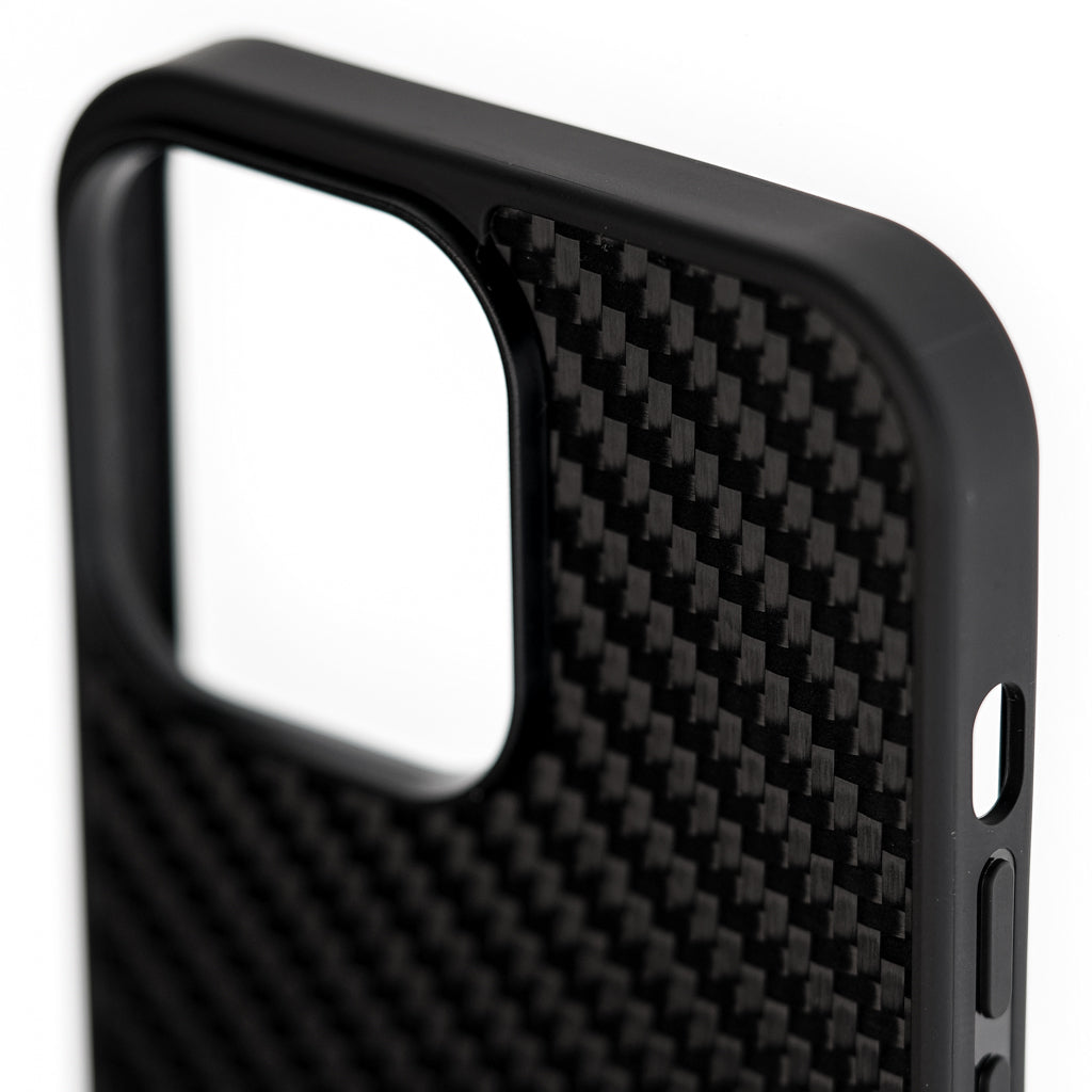 Estuche magsafe el rey magsafe con tpu apple iphone 13 color fibra carbon negro