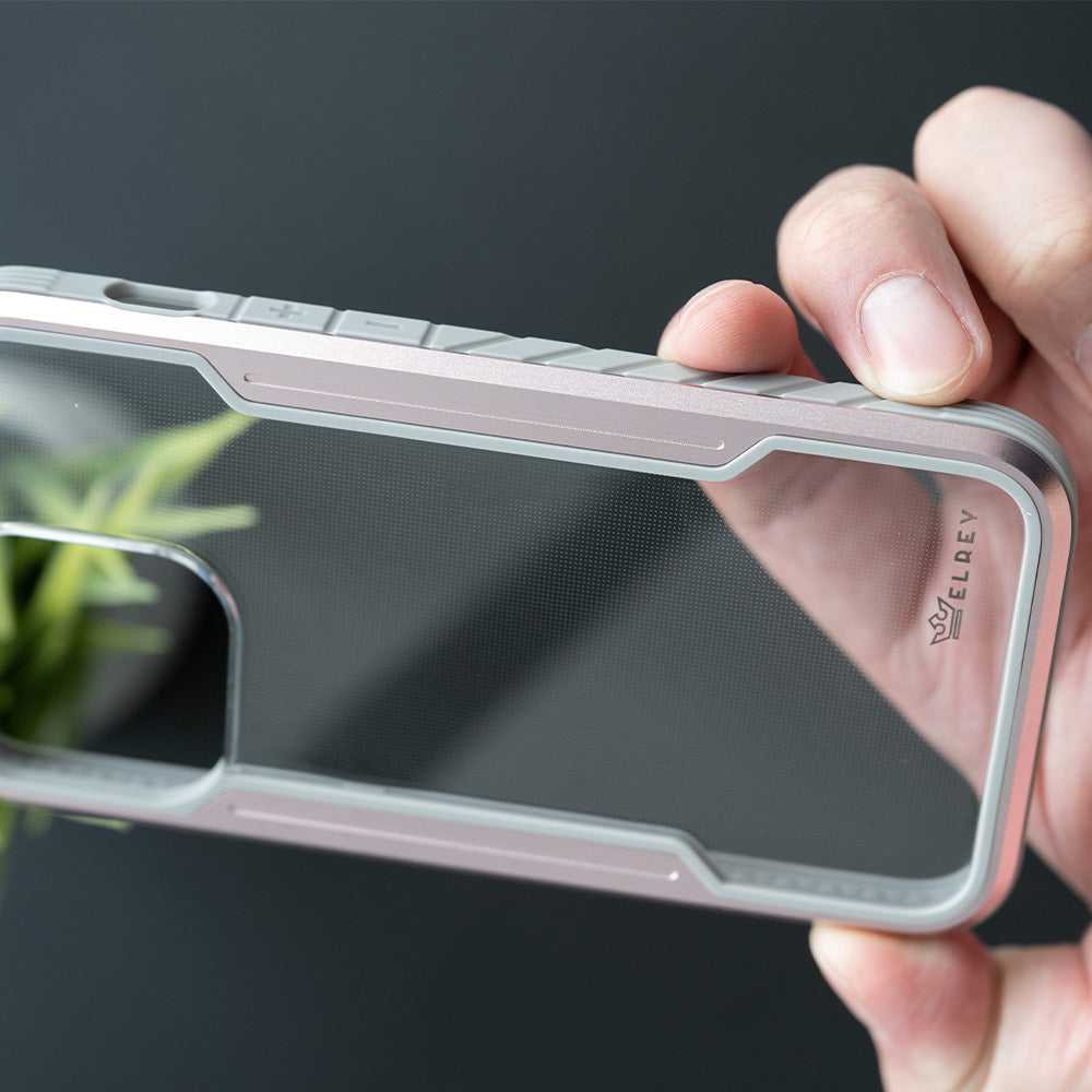 Estuche proteccion el rey defense apple iphone 13 pro color rosado