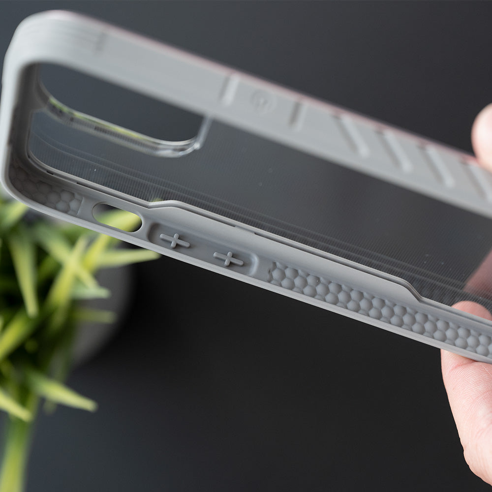 Estuche proteccion el rey defense apple iphone 13 pro color rosado