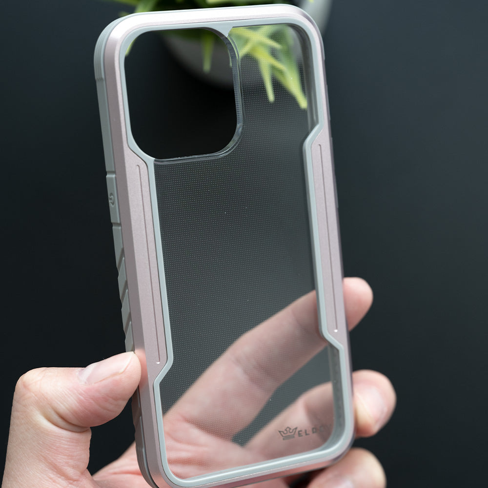 Estuche proteccion el rey defense apple iphone 13 pro color rosado