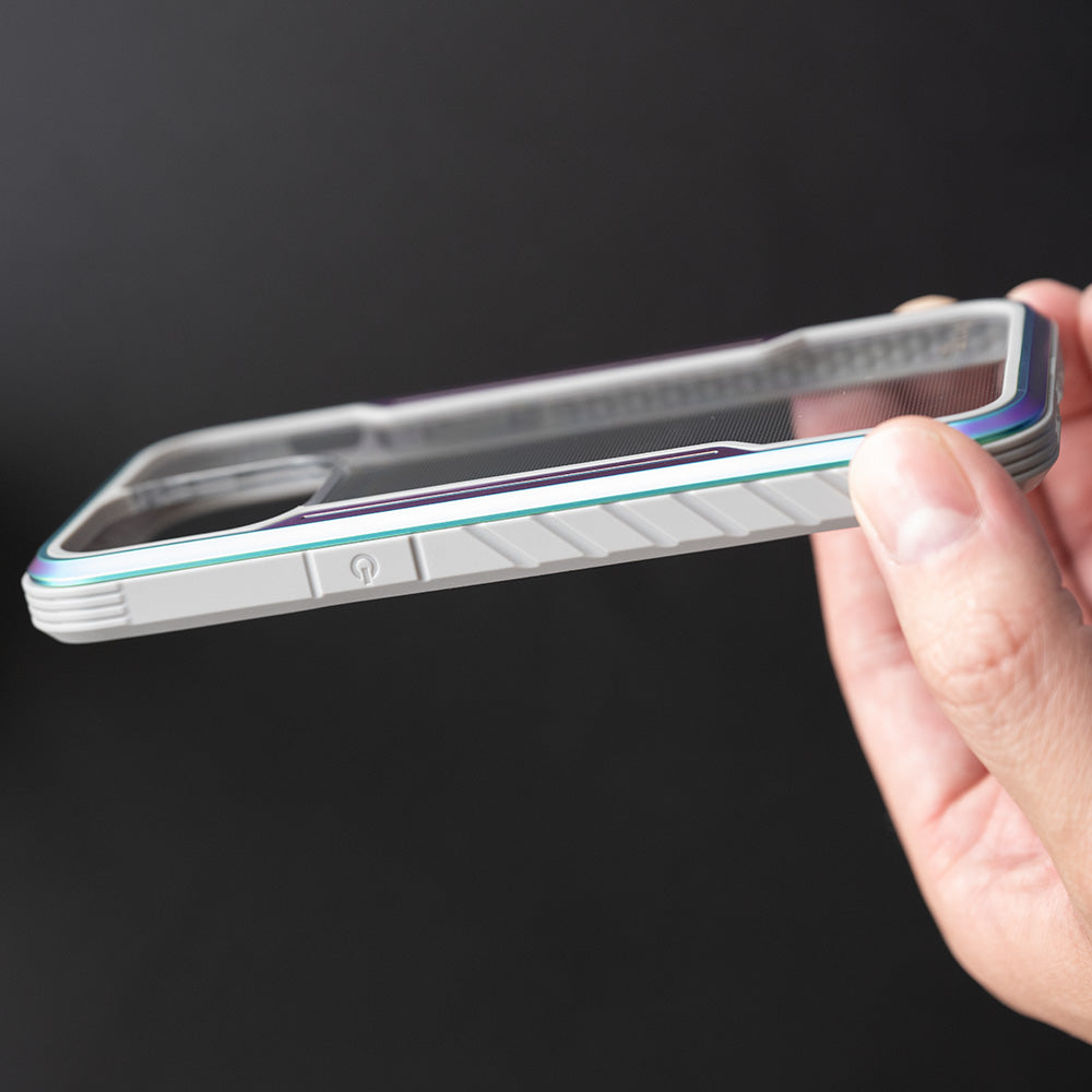 Estuche proteccion el rey defense apple iphone 13 pro color tornasol