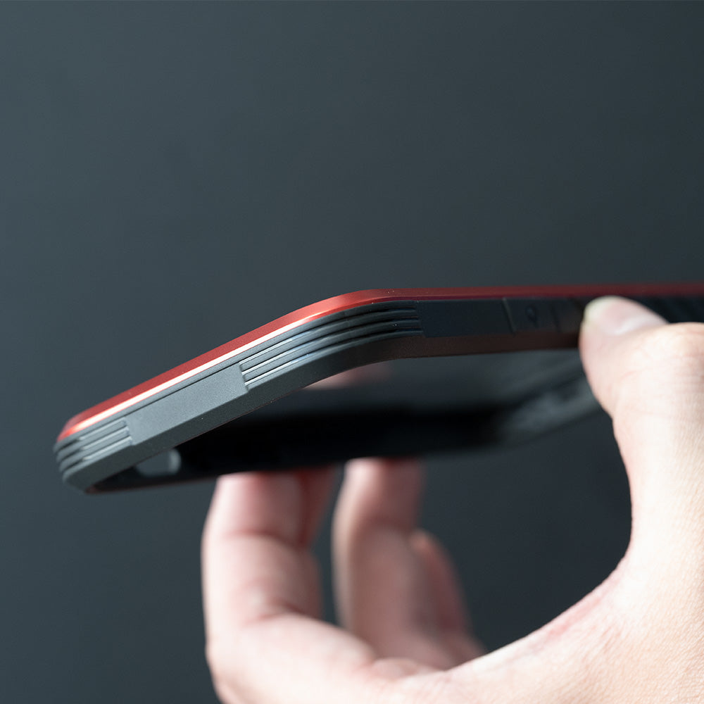 Estuche proteccion el rey defense apple iphone 13 pro max color rojo