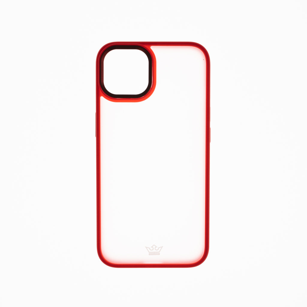Estuche clasico el rey apple iphone 13 color rojo