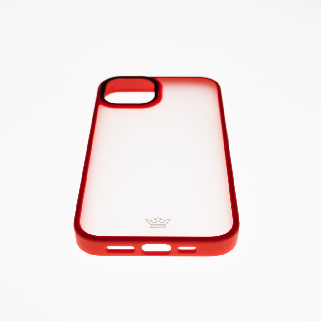 Estuche clasico el rey apple iphone 13 color rojo